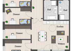 * sonnige 5-Zimmer Familienwohnung mit Terrasse in beliebter Lage  * – Die vollständige Adresse der Immobilie erhältst du vom Anbieter., 1109 Klotzsche (Stadtteil), Dresden – Vorschaubild 10