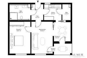 Ruhig gelegen & mit Terrasse – Charmante 3-Zimmer-Erdgeschosswohnung – Die vollständige Adresse der Immobilie erhältst du vom Anbieter., 22529 Lokstedt, Hamburg – Vorschaubild 33