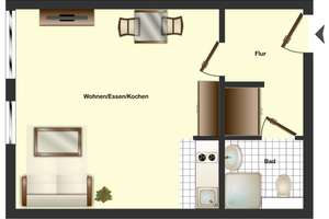 Mikroappartement - Zentraler geht´s nicht! – Die vollständige Adresse der Immobilie erhältst du vom Anbieter., 40699 Erkrath – Vorschaubild 6