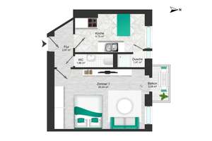 Kranoldplatz– kompakt, bezugsfrei, ideal für Eigennutzer oder Kapitalanleger – Die vollständige Adresse der Immobilie erhältst du vom Anbieter., 12051 Neukölln (Ortsteil), Berlin – Vorschaubild 18