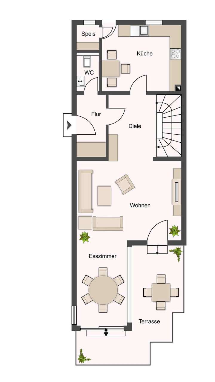 Grundriss Erdgeschoss