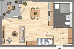 All-Inclusive & komplett ausgestattet Wohnung im Zentrum Essen – Möbliert, Balkon, Uni & Hbf fußläuf – Gerlingstraße 14, 45127 Ostviertel, Essen – Vorschaubild 8