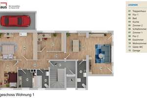 2 Wohnungen ein Haus – Die vollständige Adresse der Immobilie erhältst du vom Anbieter., 23909 Ratzeburg – Vorschaubild 21