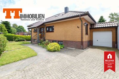 TT: Gepflegter Klinker-Bungalow in Coldewei – ebenerdig und großzügig wohnen mit herrlichem Garten!