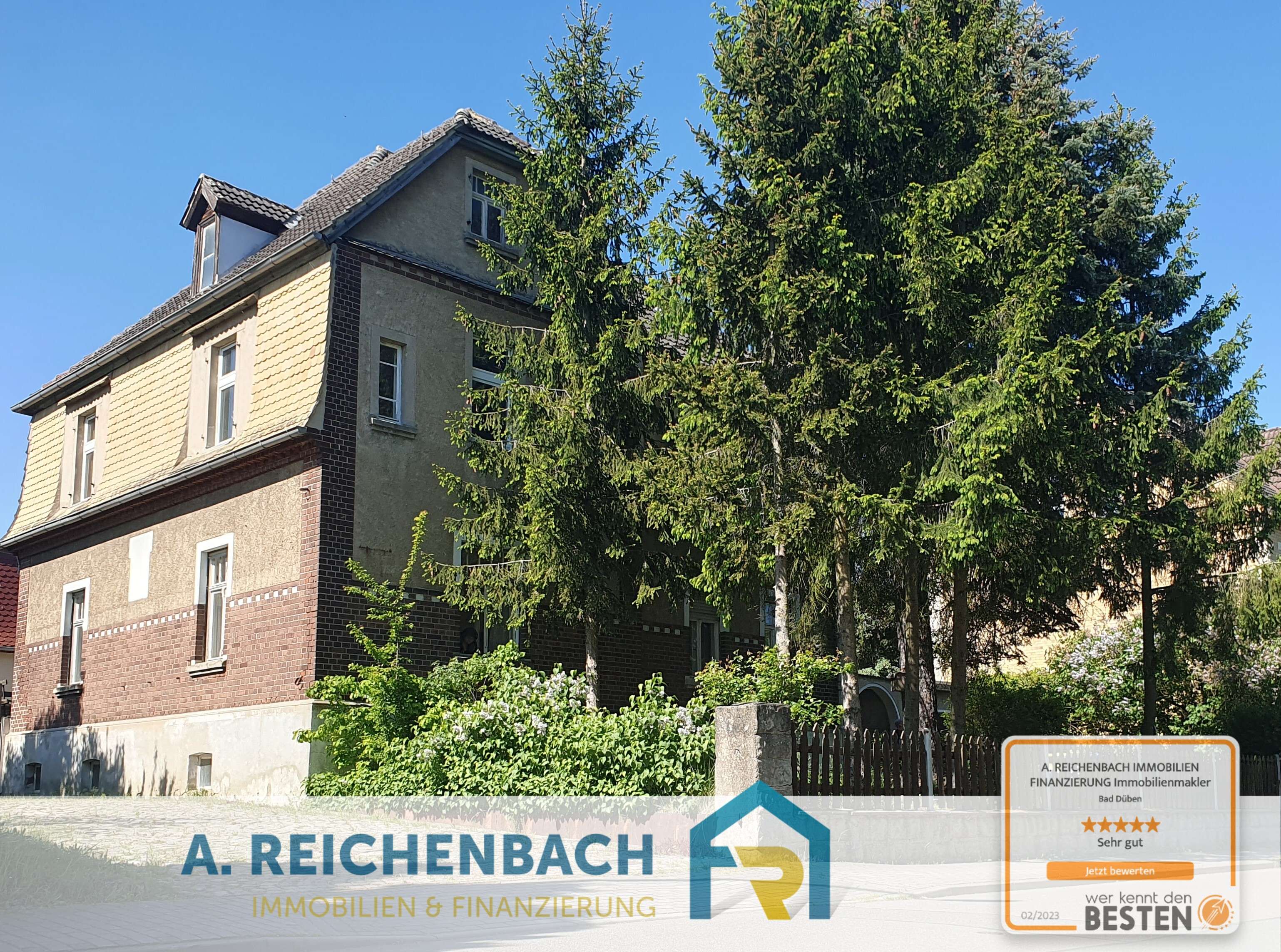 Sanierungsbedürftige Villa mit zwei bestehenden Wohneinheiten in ruhiger Lage von Bad Schmiedeberg!, Wittenberg Kreis – Bild 1