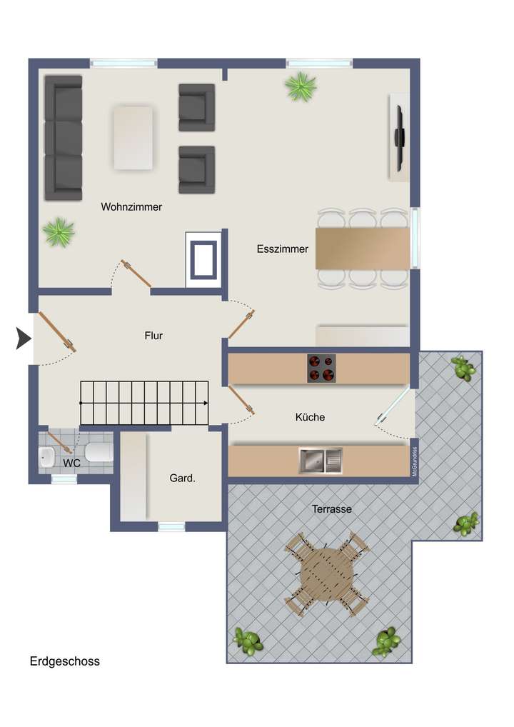 Grundriss Erdgeschoss