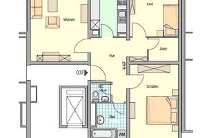 Handwerker aufgepasst: 3-Zimmer-Wohnung mit Panoramablick über Zuffenhausen – Mönchsbergstr. 99, 70435 Zuffenhausen-Mönchsberg, Stuttgart – Vorschaubild 7