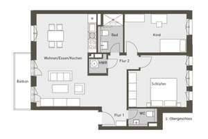 Moderne 3-Zimmer-Wohnung mit Balkon und komfortabler Ausstattung – Am Priesteracker 23, 14469 Bornim, Potsdam – Vorschaubild 12