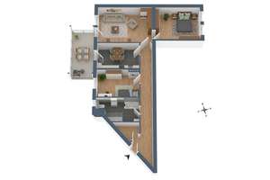Große Wohnung sucht nette Familie! Bad mit Wanne und Dusche! Balkon! Fahrstuhl! Bus System – Fichtestraße 39, 39112 Sudenburg, Magdeburg – Vorschaubild 12