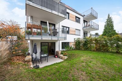 Neuwertige Gartengeschosswohnung mit ca. 54m², sofort Bezugsfrei.
