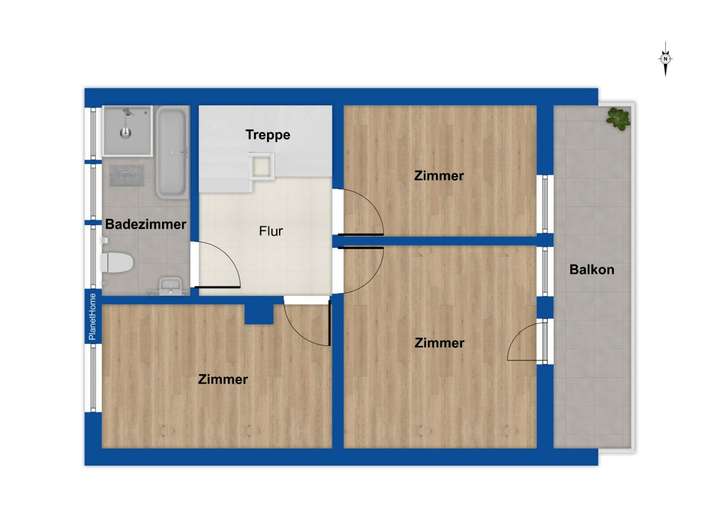 Grundriss Obergeschoss