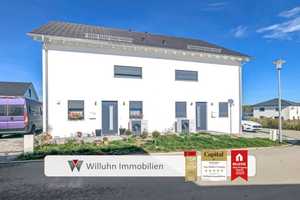 Neubau: 6-Raum-Doppelhaushälfte mit Garten, Garage, Fußbodenheizung & Wärmepumpe! – Leipzig (Kreis) – Vorschaubild 1