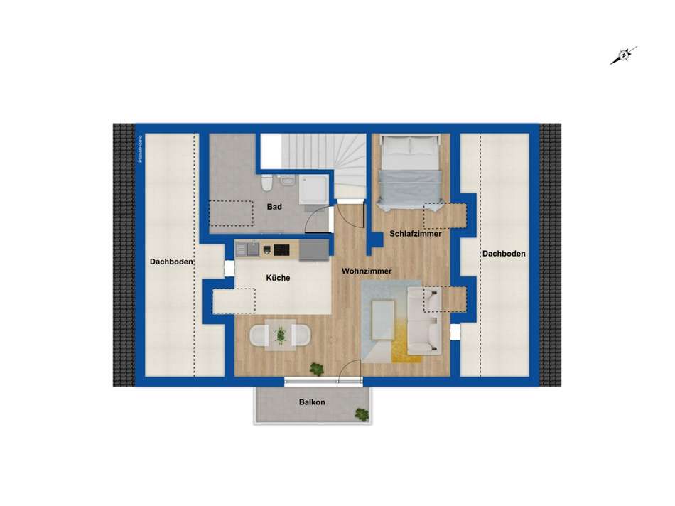 Grundriss Dachgeschoss