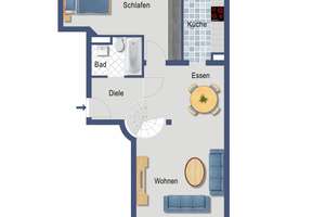 Helle Galerie-Maisonette-Wohnung im beliebten Gerresheim mit Balkon und zwei Bädern – 40625 Gerresheim, Düsseldorf – Vorschaubild 24