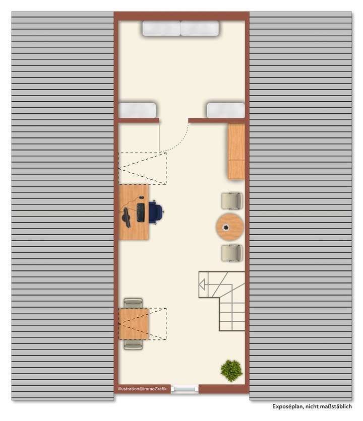 Grundriss Spitzboden