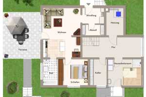 Gepflegtes Einfamilienhaus mit Einliegerwohnung in Split-Level-Bauweise – Main-Kinzig-Kreis – Vorschaubild 19