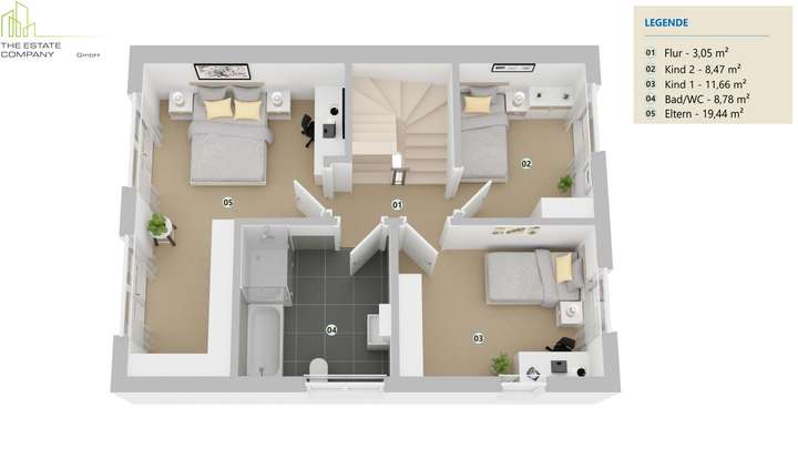 Grundriss OG H2