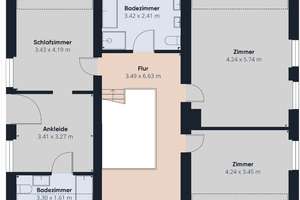 Geräumiges EFH im charmanten Landhausstil mit großem Garten – Die vollständige Adresse der Immobilie erhältst du vom Anbieter., 59077 Pelkum, Hamm – Vorschaubild 12