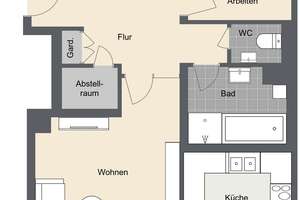 sofort verfügbar: helle Maisonette mit Balkon, Aufzug & Weitsicht – Die vollständige Adresse der Immobilie erhältst du vom Anbieter., 89075 Böfingen, Ulm – Vorschaubild 16
