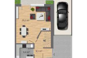 Rd. 132 m² Wohn-/Nutzfläche bietet diese top gepflegte DHH mit schönem Garten in beliebter Wohnlage – Essen – Vorschaubild 16