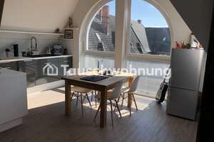 Tauschwohnung: Helle 1,5 Zimmerwohnung mit Dachterrasse gegen 3 Zimmer