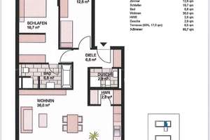 3-Zimmer-Erdgeschosswohnung im K6 Darmstadt – Elisabeth-Selbert-Straße 17, 64289 Kranichstein, Darmstadt – Vorschaubild 18