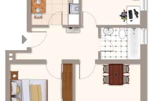 Manchmal braucht das Leben einfach ein Zimmer mehr – 3 Zimmer mit Balkon in Garath
 – 40595 Garath, Düsseldorf – Vorschaubild 10