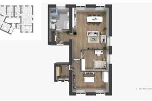 Kernsaniertes Mehrfamilienhaus auf Neubau-Niveau – kurzfristig fertigstellbar und ca. 113.000 € Jahr – Die vollständige Adresse der Immobilie erhältst du vom Anbieter., 47119 Ruhrort, Duisburg – Vorschaubild 7