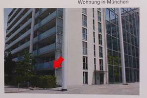  1-Zimmer-Apartment:  in München-Moosach am O2 Tower / inkl. Tiefgaragenstellplatz
