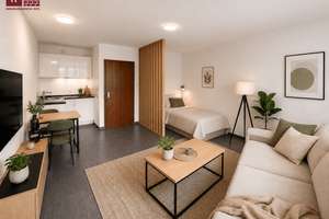 Modernisiertes 1-Zimmer-Apartment mit Loggia, Tiefgarage und gutem Preis-Leistungs-Verhältnis – Die vollständige Adresse der Immobilie erhältst du vom Anbieter., 63069 Vorderwald-Rosenhöhe, Offenbach am Main – Vorschaubild 1