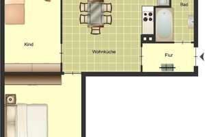 2-Zimmer-Wohnung in Duisburg Huckingen – Mündelheimer Straße 92, 47259 Huckingen, Duisburg – Vorschaubild 2