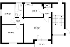3-Zimmer Wohnung in Kornharpen – Auf der Prinz 89, 44791 Kornharpen/Voede-Abzweig, Bochum – Vorschaubild 3