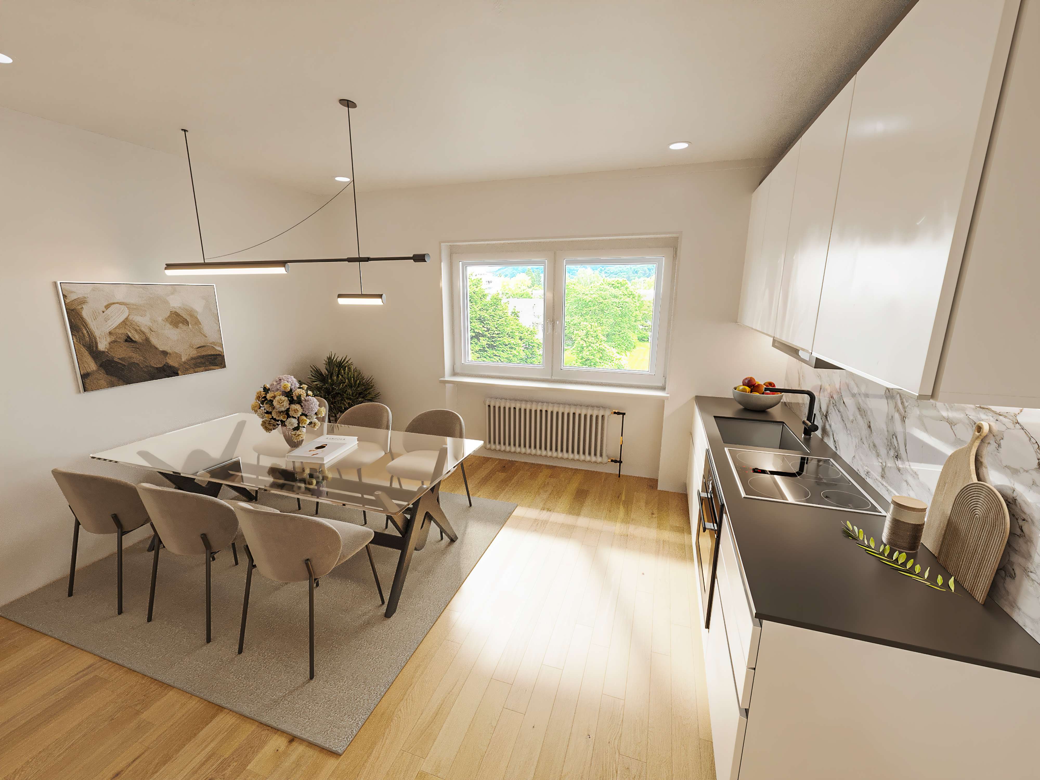 Immobilie in Denzlingen - Kaufpreisreduzierung! Penthouse-Maisonette mit Weitblick – Über den Dächern von Denzlingen - Bild 3