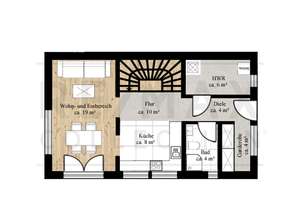 Erdwärme-Heizung!  KfW 40 Einzugsfertiges Townhouse mit Dachterrasse  am Stadtpark - Erstbezug – Die vollständige Adresse der Immobilie erhältst du vom Anbieter., 9120 Helbersdorf, Chemnitz – Vorschaubild 9