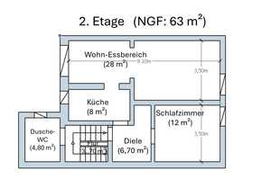 Günstiges Reihenhaus 143m² mit 5 Zimmern & vermieteter Arztpraxis 176m² als Kapitalanlage – Geilenkirchenerstraße 450, 52134 Aachen (Kreis) – Vorschaubild 43