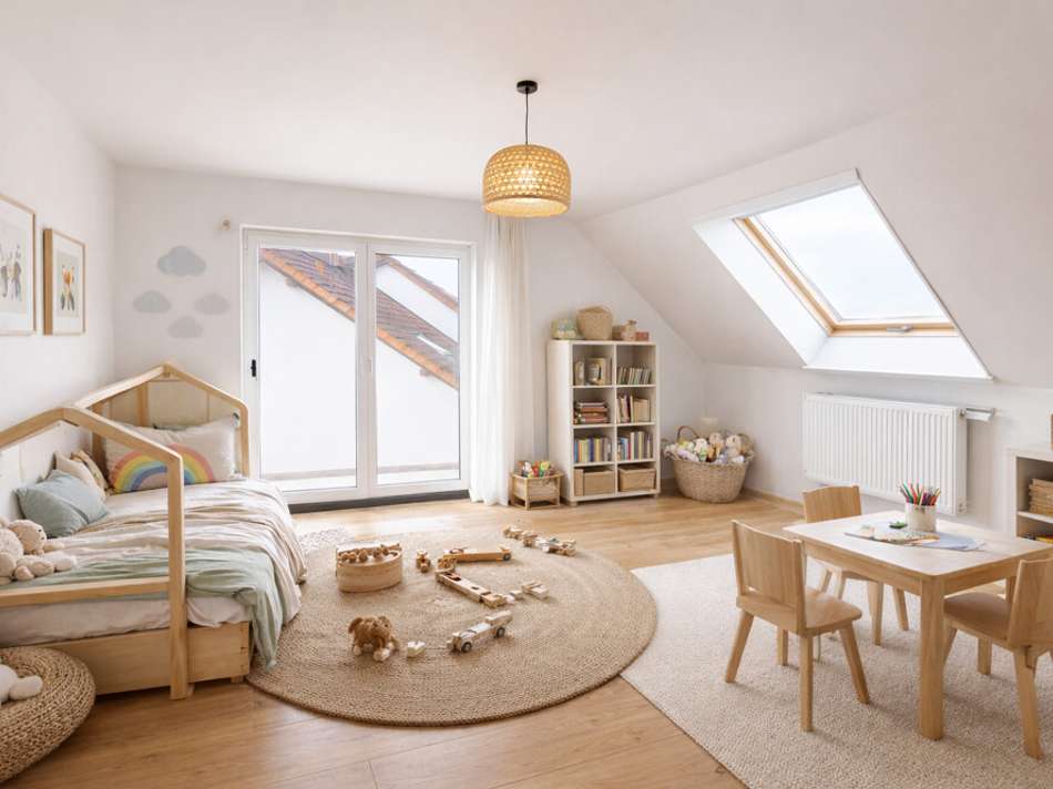 Kinderzimmer visualisiert