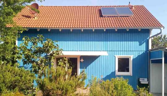 Bild von Kleines skandinavisches Holzhaus mit Charme – Wohnen im Herzen von Rheinhessen