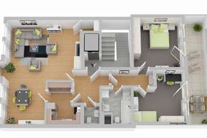 3-Zimmer-Wohnung mit Balkon in der Erfurter Altstadt – Die vollständige Adresse der Immobilie erhältst du vom Anbieter., 99084 Altstadt, Erfurt – Vorschaubild 11