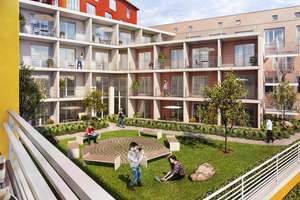 Ab März bei CityGalerie - Tolles Apartment [studiosus] mit exklusiven Blick in Innenhof – Oberbürgermeister-Hohner-Straße 3, 86153 Am Schäfflerbach, Augsburg – Vorschaubild 1