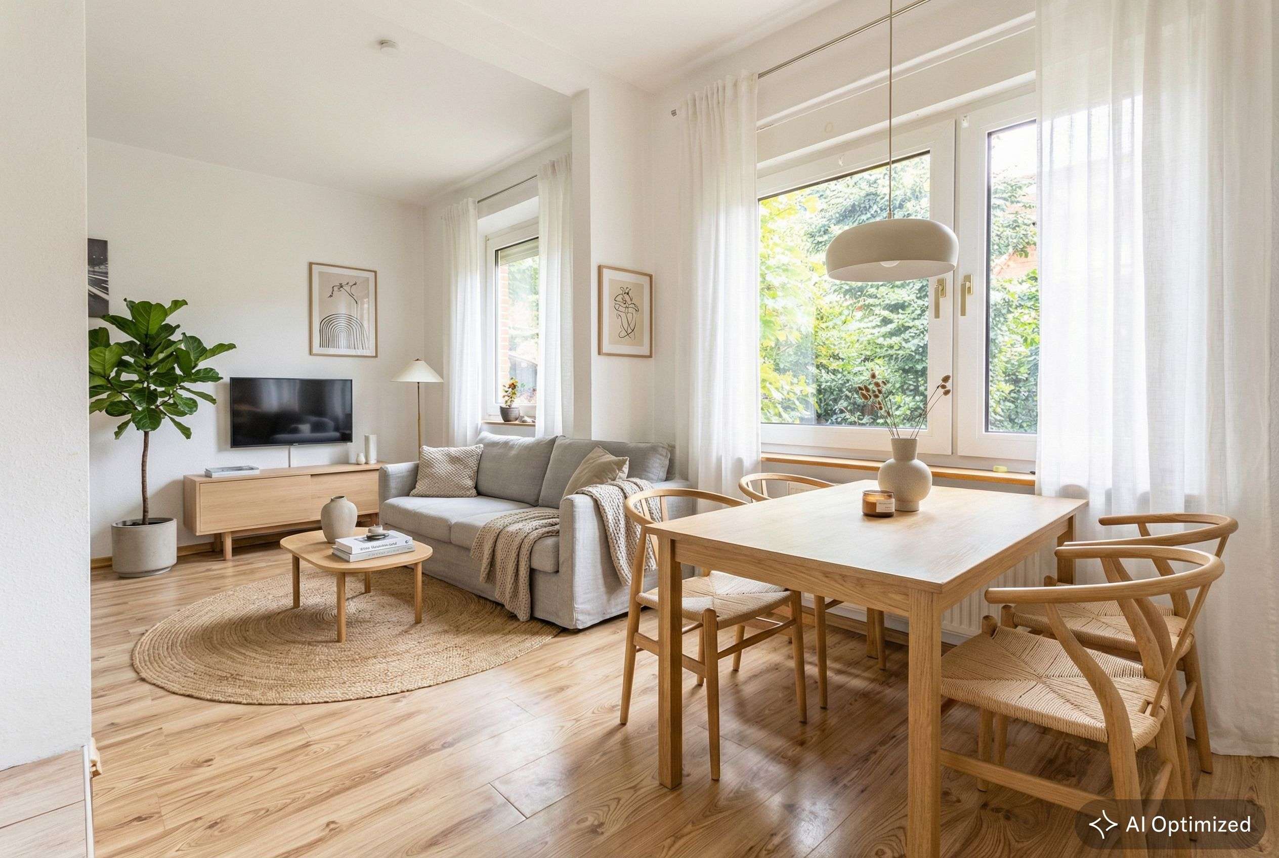 Immobilie in Ihlow - Fehnhaus-Hälfte in ruhiger Lage mit Garten und Ausbaupotenzial - Bild 1