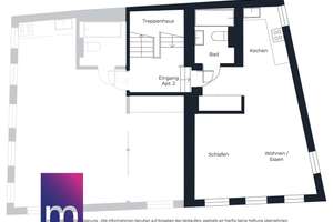 1,5 Zimmer-Apartment in zentraler Lage von Esslingen – Die vollständige Adresse der Immobilie erhältst du vom Anbieter., 73728 Innenstadt, Esslingen am Neckar – Vorschaubild 9