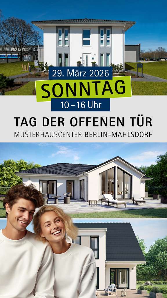 Immobilie in Steinhöfel - Sonntag am 29.März - Tag der offenen Tür in Mahlsdorf von 10.00 - 16.00 Uhr - Bild 0