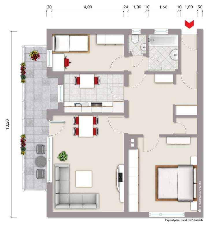 immoGrafik-Grundriss