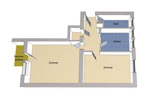 IMMOBERLIN.DE - Sympathische sanierte Wohnung mit Südwestbalkon & Lift – Die vollständige Adresse der Immobilie erhältst du vom Anbieter., 13357 Gesundbrunnen, Berlin – Vorschaubild 7