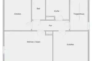 Erstbezug: Moderne kernsanierte 3-ZKB im 1. Obergeschoss – Bielefeld – Vorschaubild 3