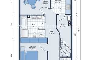 4-Zimmer Mittelreihenhaus mit Dachterrasse und Stellplatz in Zeven – Rotenburg (Wümme) (Kreis) – Vorschaubild 3