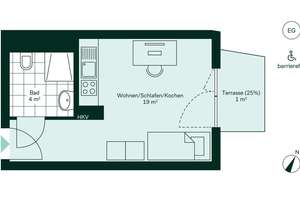 Durchdacht investieren mit Terrasse im ruhigen Innenbereich – Roermonder Straße 76, 52072 Ponttor, Aachen – Vorschaubild 3