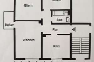 3,5-Raum-Wohnung mit Balkon und seitl. Rheinblick in Duisburg – Augsburger Straße 27, 47249 Wanheim-Angerhausen, Duisburg – Vorschaubild 2