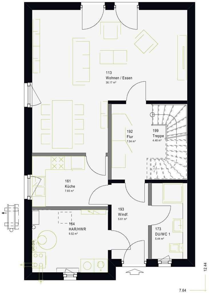 Immobilie in Rottenbuch - Dein Familien- und Kinderparadies - 139m² DHH mit großem Garten in Rottenbuch - Bild 3