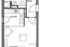Blick in den Wiesenpark - Gemütliche 2-Zimmer-Wohnung mit sonnigem Balkon – Peter-Behrens-Straße 7/7a, 14469 Bornstedt, Potsdam – Vorschaubild 10